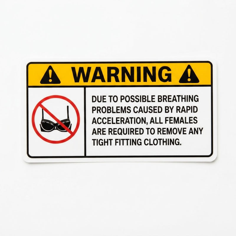 WARNING: Remove Tight Fitting Clothing